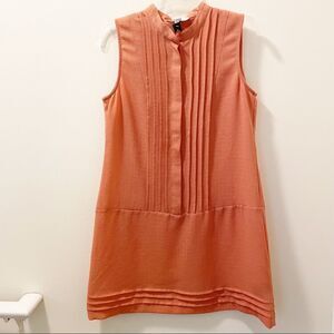 BB Dakota Peach Drop Waist Shift Dress - Size Medium